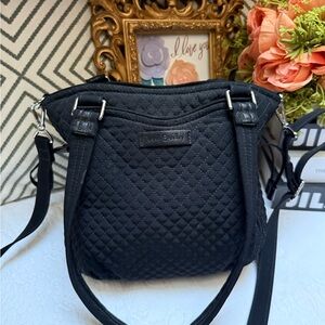 Vera Bradley Black Quilted Crossbody Bag